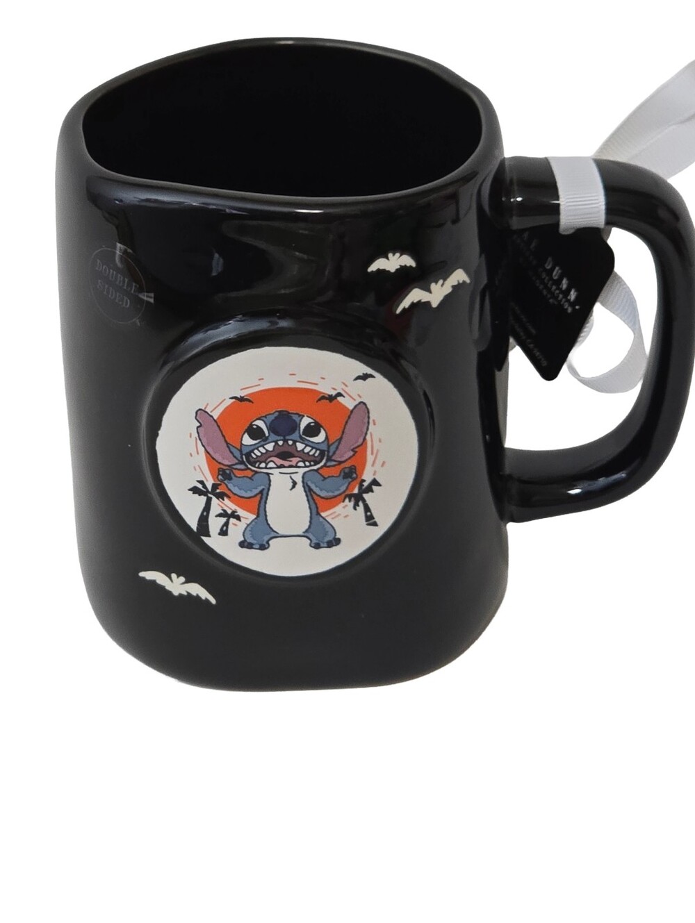 Rae Dunn Disney Stitch Mischief & Mayhem Double Sided Mug NWT